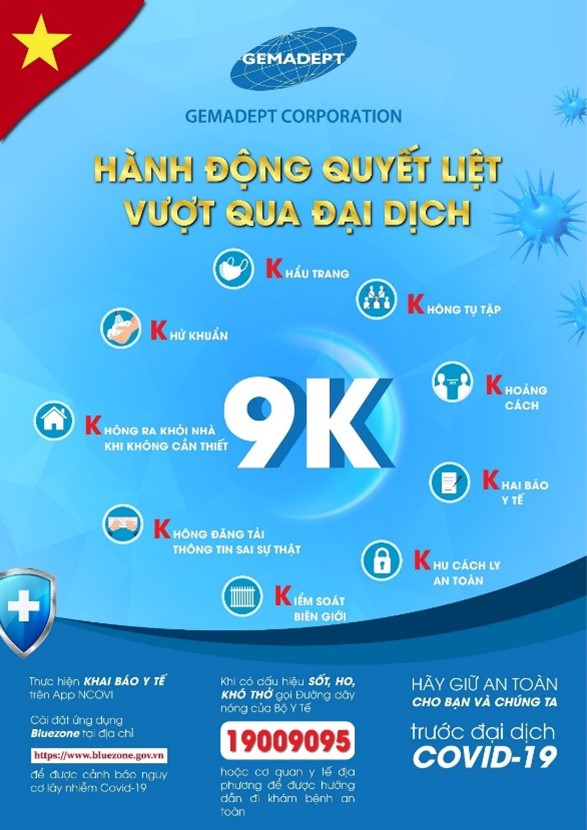 Gemadept cooperates to deploy Covid-19 vaccination for employees